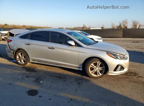 5NPE34AF9JH683165 2018 HYUNDAI SONATA Silver Delantero derecho