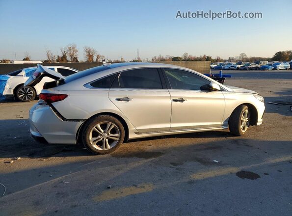 5NPE34AF9JH683165 2018 HYUNDAI SONATA Silver Trasero derecho