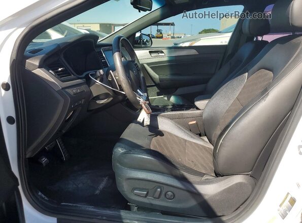 5NPE34AF9JH708405 2018 HYUNDAI SONATA White Vista interior delantera