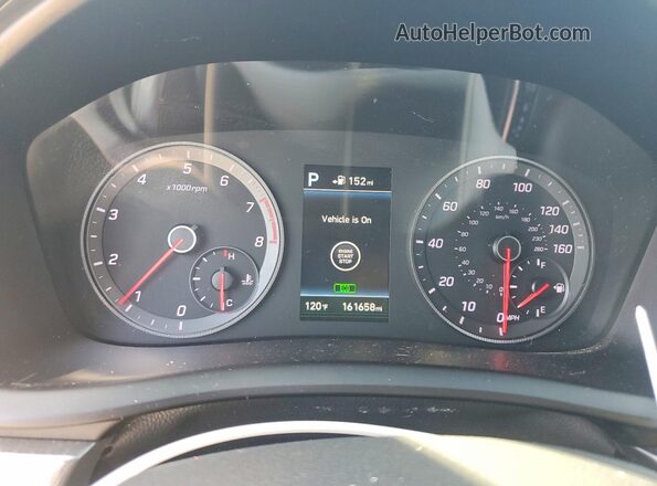 5NPE34AF9JH708405 2018 HYUNDAI SONATA White Vista del cuadro de instrumentos