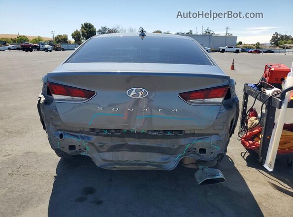5NPE34AF9KH736769 2019 HYUNDAI SONATA Gray Widok z tyłu