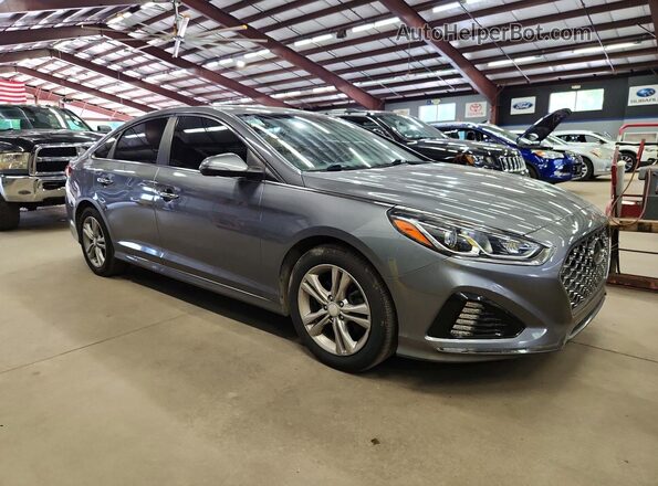 5NPE34AF9KH772042 2019 HYUNDAI SONATA Gray Front right
