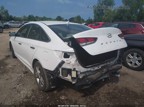 5NPE34AF9KH778715 2019 HYUNDAI SONATA Белый Задняя левая четверть