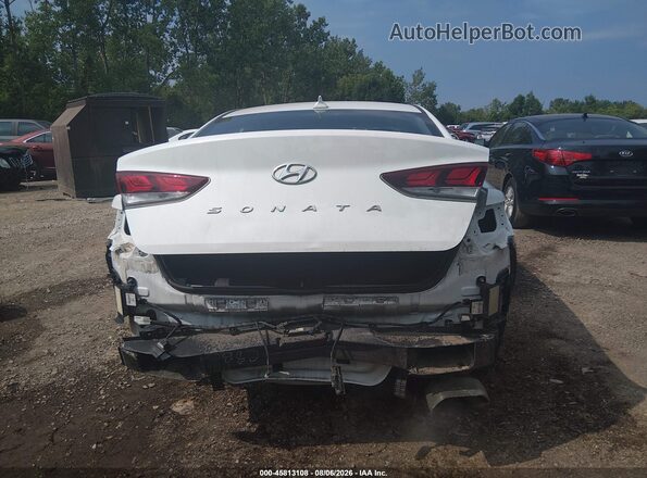 5NPE34AF9KH778715 2019 HYUNDAI SONATA Белый Вид спереди