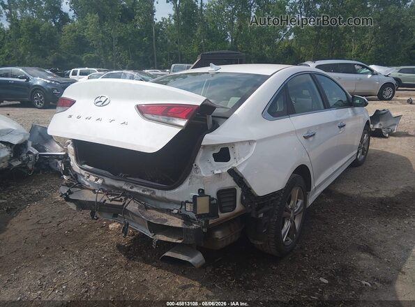 5NPE34AF9KH778715 2019 HYUNDAI SONATA Белый Задняя правая четверть