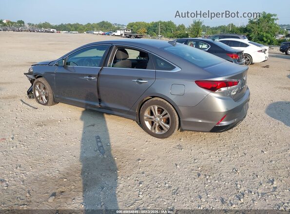 5NPE34AF9KH813639 2019 HYUNDAI SONATA Gray Հետևի ձախ