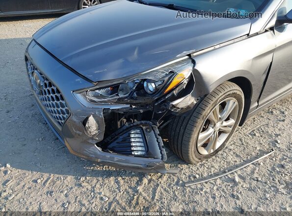 5NPE34AF9KH813639 2019 HYUNDAI SONATA Gray Դիմացի տեսք