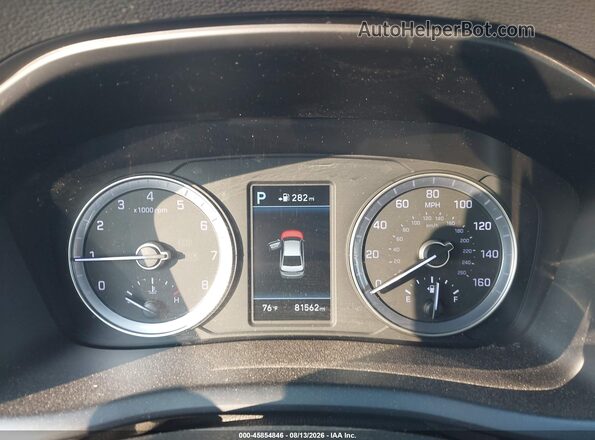 5NPE34AF9KH813639 2019 HYUNDAI SONATA Gray Հետևի նստատեղերի տեսք