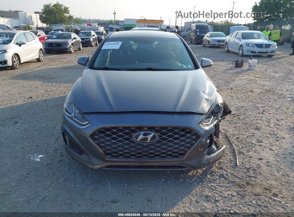 5NPE34AF9KH813639 2019 HYUNDAI SONATA Gray Սարքավորումների վահանակի տեսք