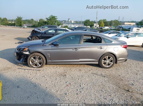 5NPE34AF9KH813639 2019 HYUNDAI SONATA Gray Սալոնի 360 աստիճան տեսք