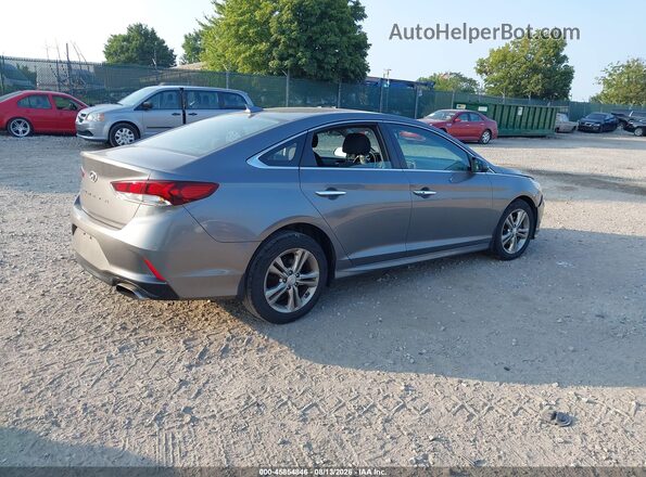 5NPE34AF9KH813639 2019 HYUNDAI SONATA Gray Հետևի աջ