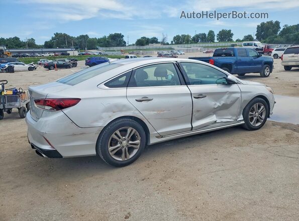 5NPE34AF9KH818985 2019 HYUNDAI SONATA Silver Trasero derecho