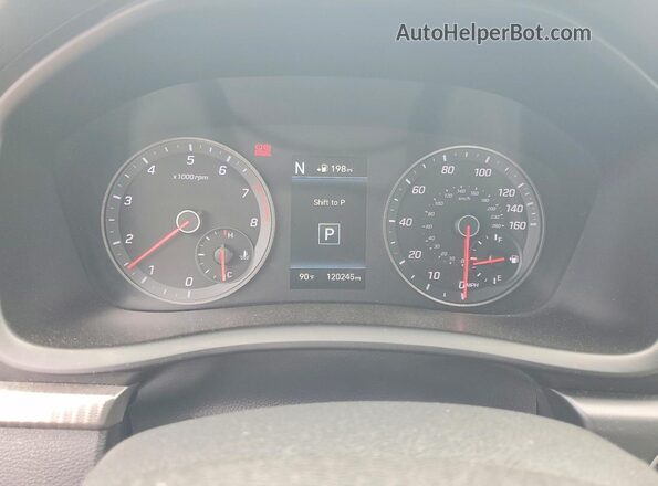 5NPE34AF9KH818985 2019 HYUNDAI SONATA Silver Vista del cuadro de instrumentos