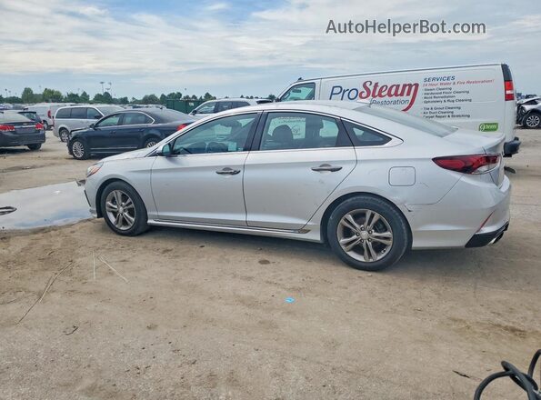 5NPE34AF9KH818985 2019 HYUNDAI SONATA Silver Trasero izquierdo