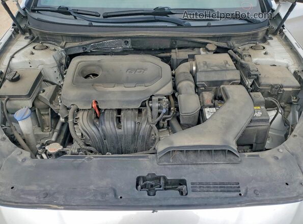 5NPE34AF9KH818985 2019 HYUNDAI SONATA Silver Vista interior trasera