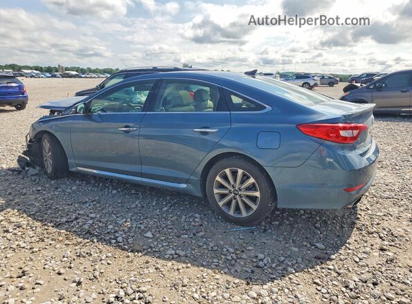 5NPE34AFXGH284869 2016 HYUNDAI SONATA Blue Задня ліва чверть