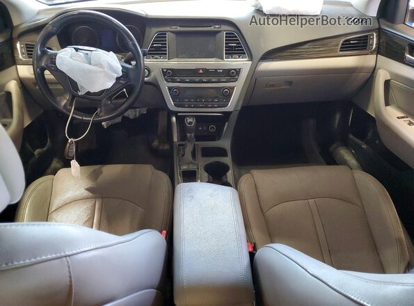 5NPE34AFXGH304344 2016 HYUNDAI SONATA Черный Вид панели приборов