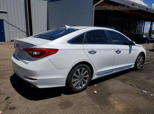 5NPE34AFXGH345511 2016 HYUNDAI SONATA White Rear right