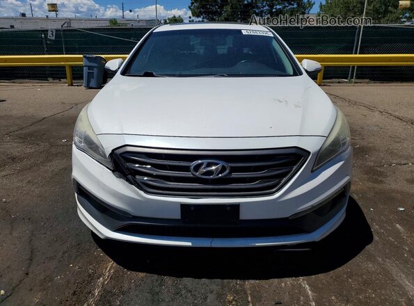5NPE34AFXGH345511 2016 HYUNDAI SONATA White Front view