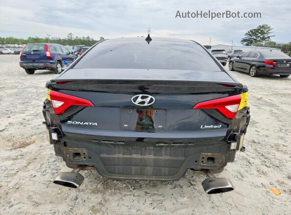 5NPE34AFXGH353947 2016 HYUNDAI SONATA Black Rear view