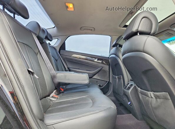 5NPE34AFXGH353947 2016 HYUNDAI SONATA Black Rear seats view