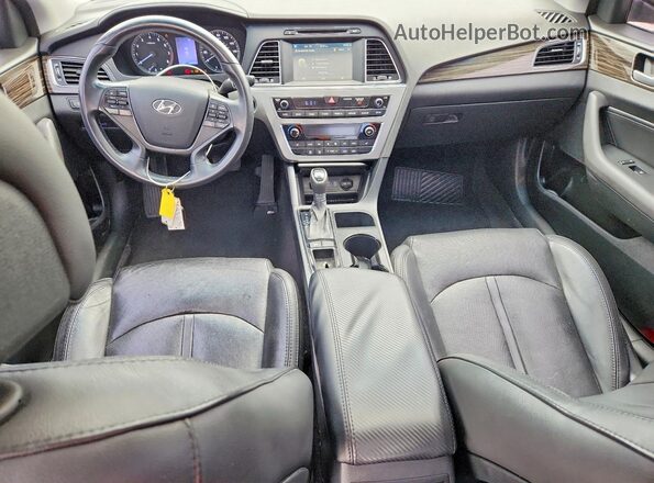 5NPE34AFXGH353947 2016 HYUNDAI SONATA Black Dashboard view