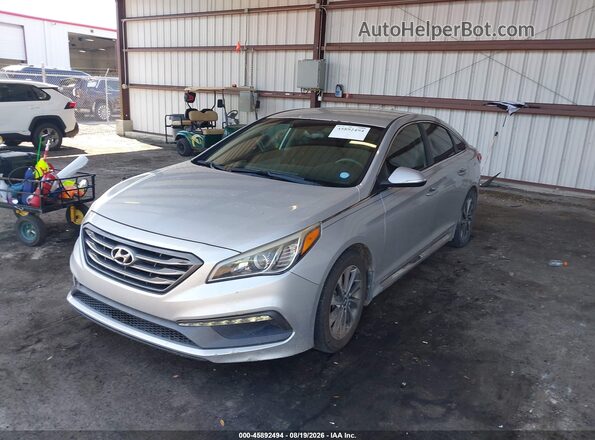 5NPE34AFXGH367427 2016 HYUNDAI SONATA Silver Przód lewy