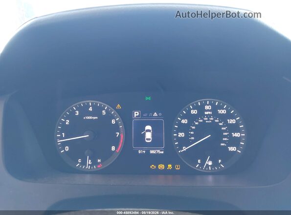 5NPE34AFXGH367427 2016 HYUNDAI SONATA Silver Widok tylnych siedzeń