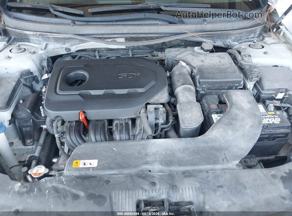 5NPE34AFXGH367427 2016 HYUNDAI SONATA Silver Widok z tyłu