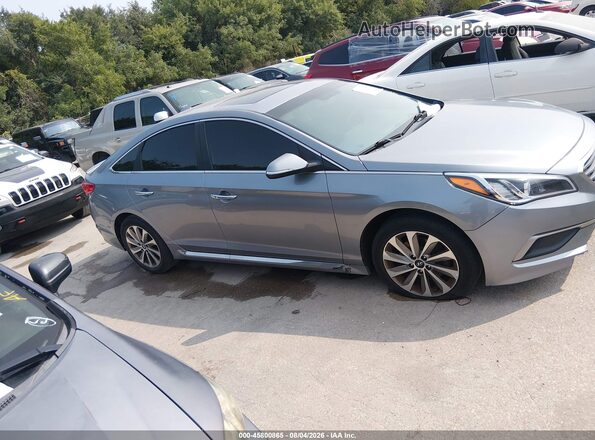 5NPE34AFXGH370098 2016 HYUNDAI SONATA Gray Vista interior trasera