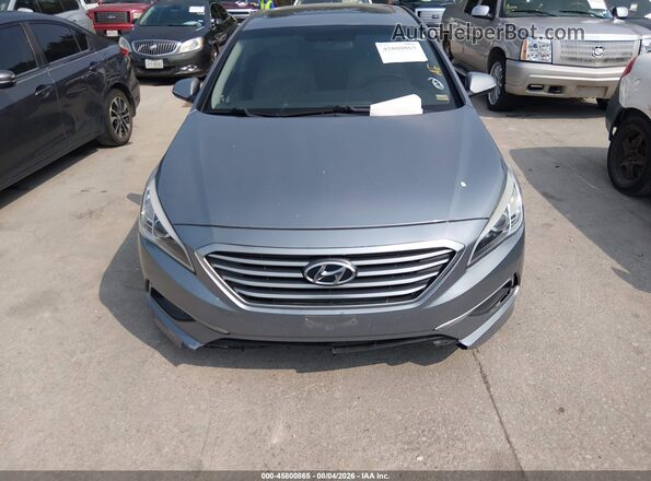 5NPE34AFXGH370098 2016 HYUNDAI SONATA Gray Vista del cuadro de instrumentos