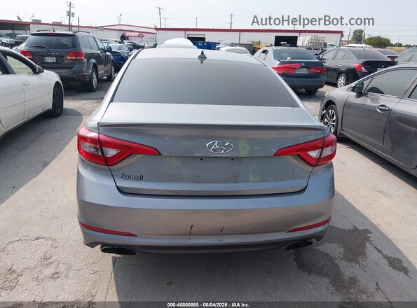 5NPE34AFXGH370098 2016 HYUNDAI SONATA Gray 