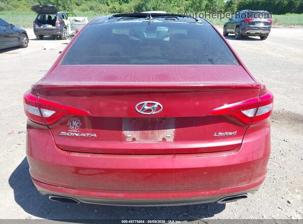 5NPE34AFXGH381814 2016 HYUNDAI SONATA Red 