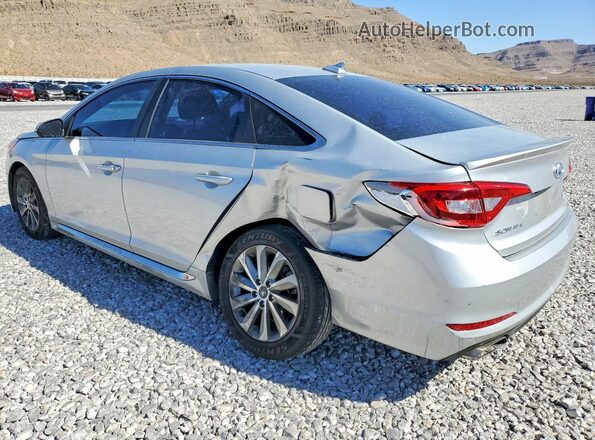 5NPE34AFXGH392201 2016 HYUNDAI SONATA Silver Rear left