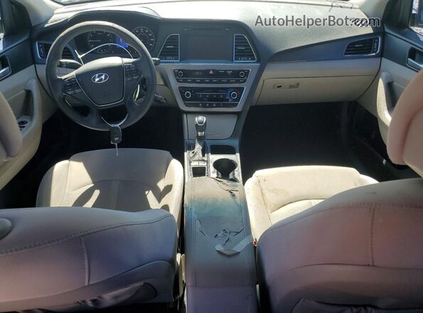 5NPE34AFXGH392201 2016 HYUNDAI SONATA Silver Dashboard view