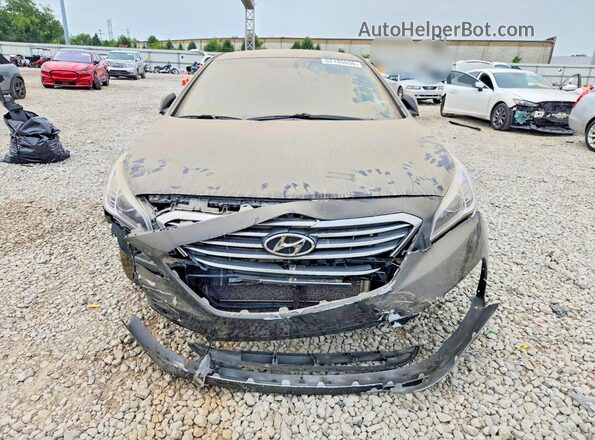 5NPE34AFXGH392361 2016 HYUNDAI SONATA Черный Вид спереди