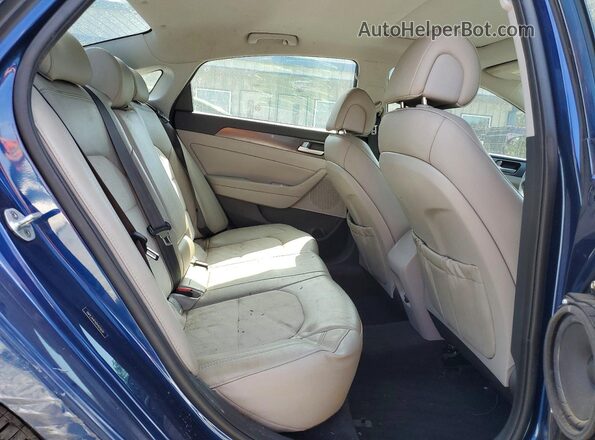 5NPE34AFXGH425620 2016 HYUNDAI SONATA Синий Вид задних сидений