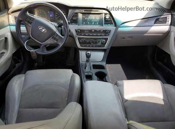 5NPE34AFXGH432793 2016 HYUNDAI SONATA Red Vista del salpicadero