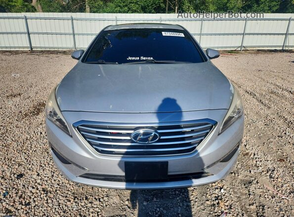 5NPE34AFXHH453760 2017 HYUNDAI SONATA Silver Вид спереду