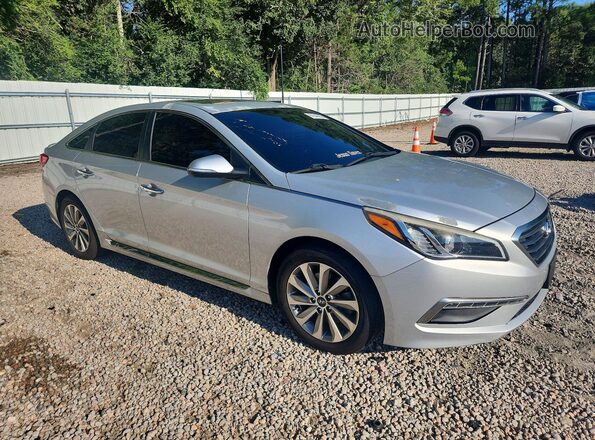 5NPE34AFXHH453760 2017 HYUNDAI SONATA Silver Передня права чверть