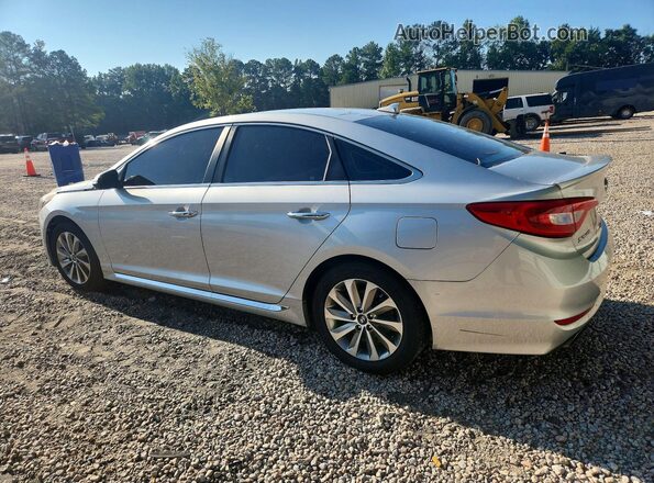 5NPE34AFXHH453760 2017 HYUNDAI SONATA Silver Задня ліва чверть