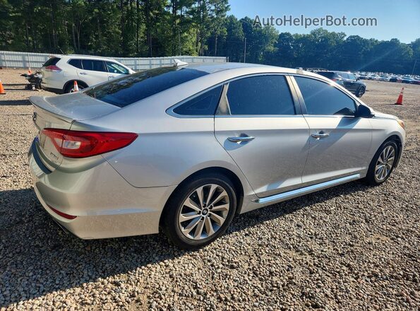 5NPE34AFXHH453760 2017 HYUNDAI SONATA Silver Задня права чверть