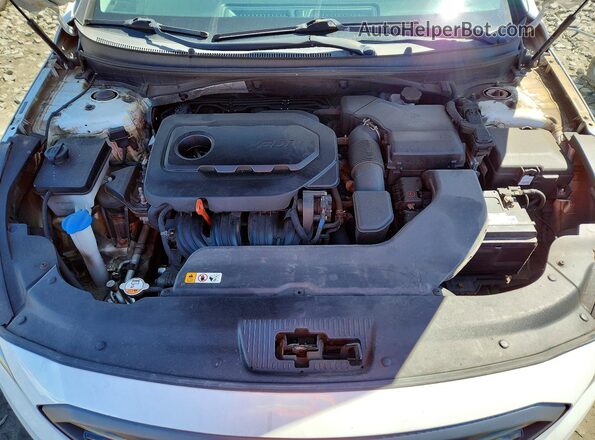 5NPE34AFXHH504416 2017 HYUNDAI SONATA White Widok wnętrza z tyłu
