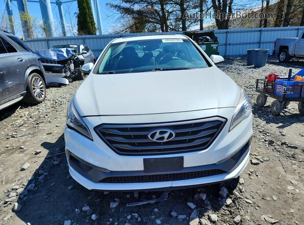 5NPE34AFXHH504416 2017 HYUNDAI SONATA White Widok z przodu