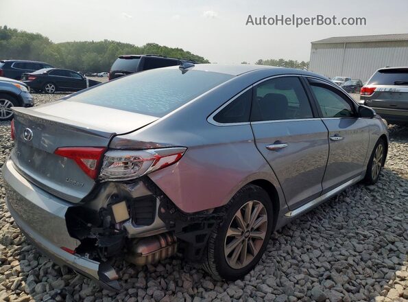 5NPE34AFXHH508076 2017 HYUNDAI SONATA Gray Trasero derecho