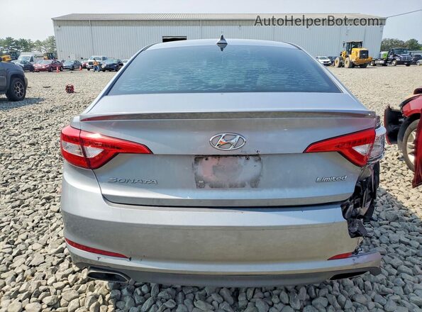 5NPE34AFXHH508076 2017 HYUNDAI SONATA Gray Vista trasera