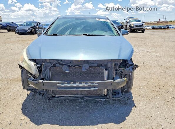 5NPE34AFXHH567340 2017 HYUNDAI SONATA Blue Front view