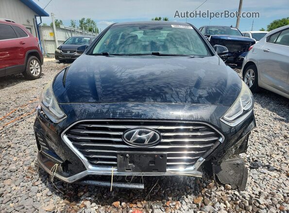 5NPE34AFXJH608071 2018 HYUNDAI SONATA Black წინა ხედი