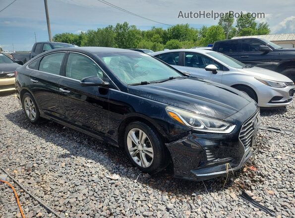 5NPE34AFXJH608071 2018 HYUNDAI SONATA Black წინა მარჯვენა