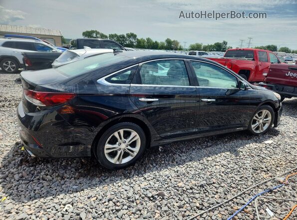 5NPE34AFXJH608071 2018 HYUNDAI SONATA Black უკანა მარჯვენა